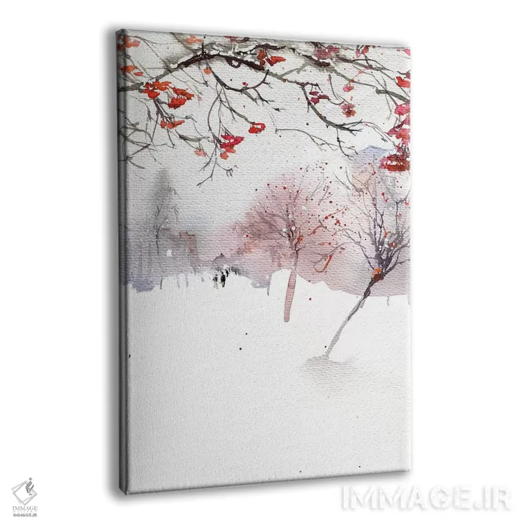 تابلو دکوراتیو بولوار درخت زبان گنجشک کوهی اثر مارینا ایگناتووا - نمای پرسپکتیو محصول