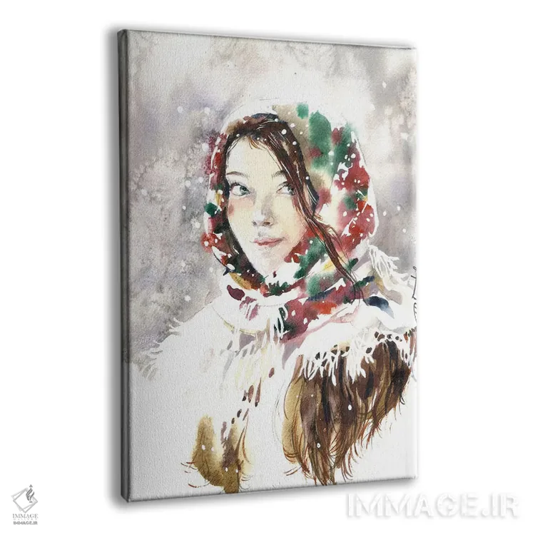 تابلو دکوراتیو زمستان روسیه اثر مارینا ایگناتووا - نمای پرسپکتیو محصول