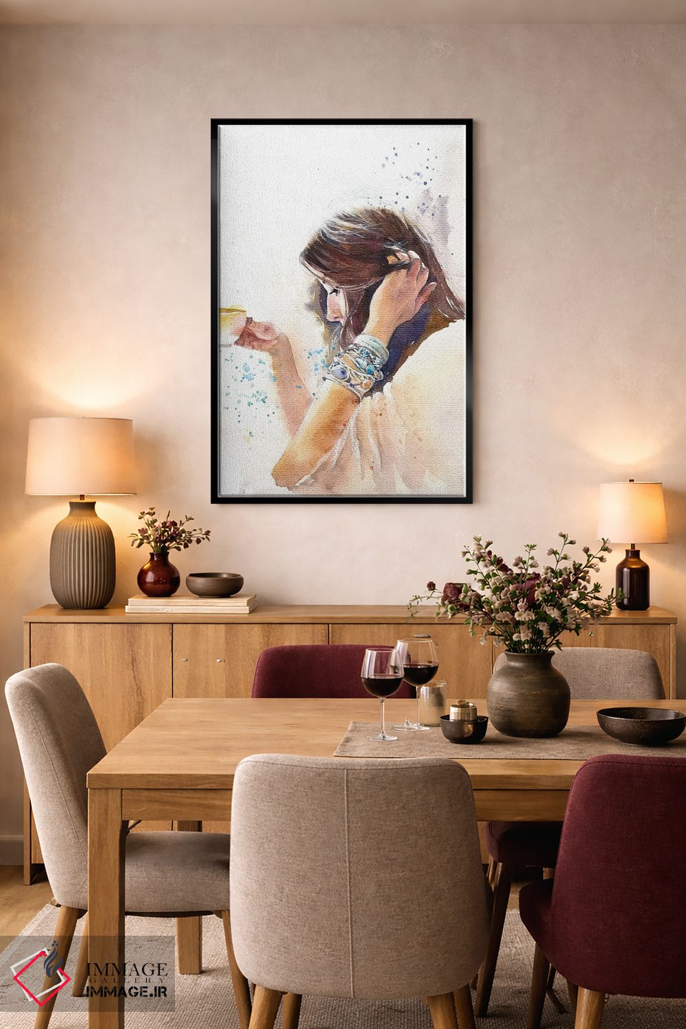 تابلو دکوراتیو لحظه اثر مارینا ایگناتووا - D6B