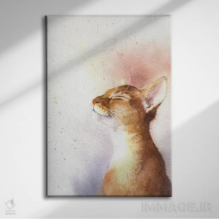 تابلو دکوراتیو احساس خوشبختی اثر مارینا ایگناتووا - نمای روبهرو روی دیوار