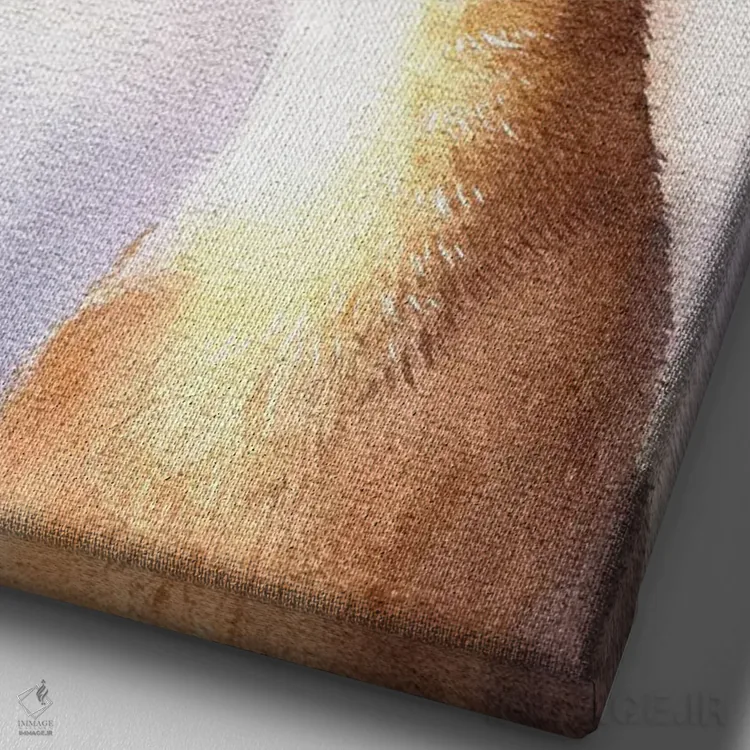 تابلو دکوراتیو احساس خوشبختی اثر مارینا ایگناتووا - نمای نزدیک بافت بوم