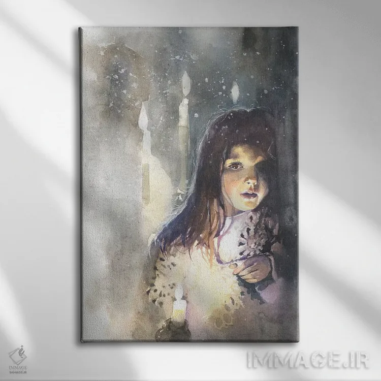 تابلو دکوراتیو یک ملاقات اثر مارینا ایگناتووا - نمای روبهرو روی دیوار