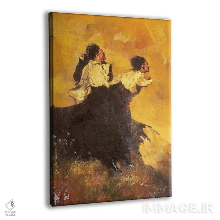 تابلو دکوراتیو آن سوی پرتگاه اثر ایگور شولمان - نمای پرسپکتیو محصول