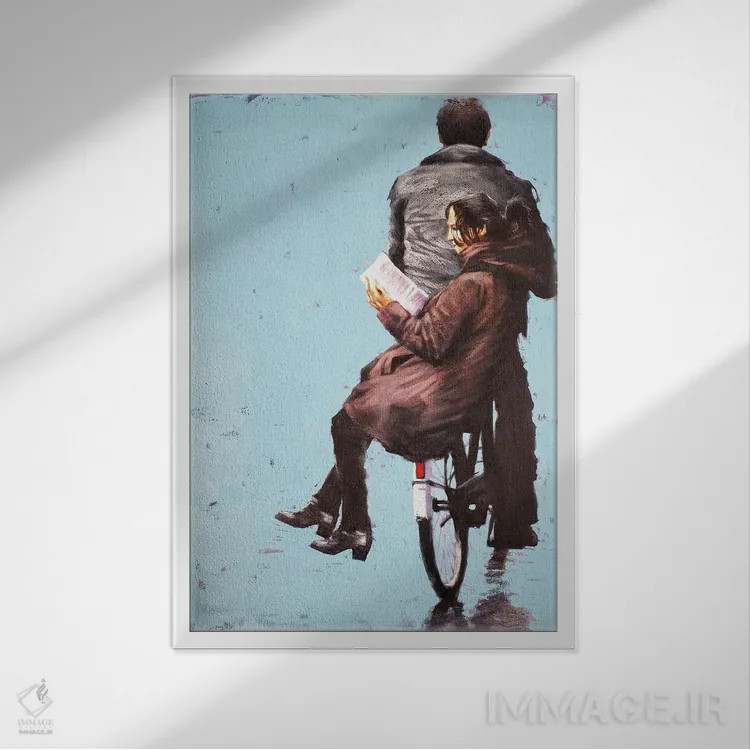 تابلو دکوراتیو دانش آموزان اثر ایگور شولمان - نمای قابدار سفید