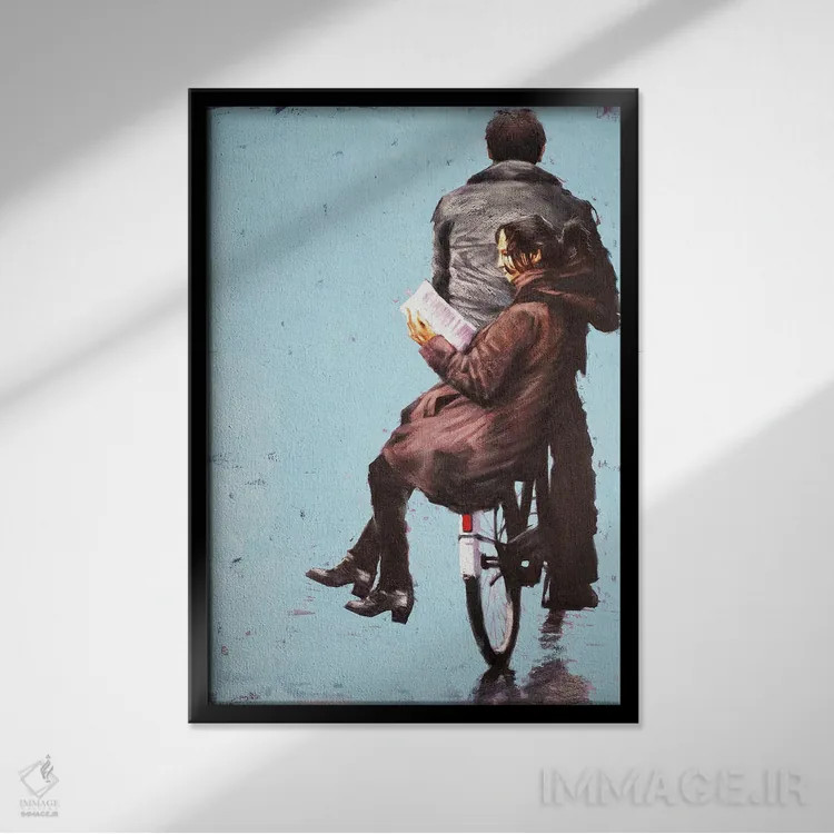 تابلو دکوراتیو دانش آموزان اثر ایگور شولمان - نمای قابدار مشکی
