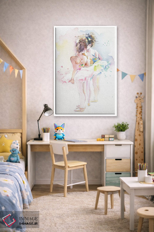 تابلو دکوراتیو رقصنده های کوچک باله اثر مارینا ایگناتووا - D1W