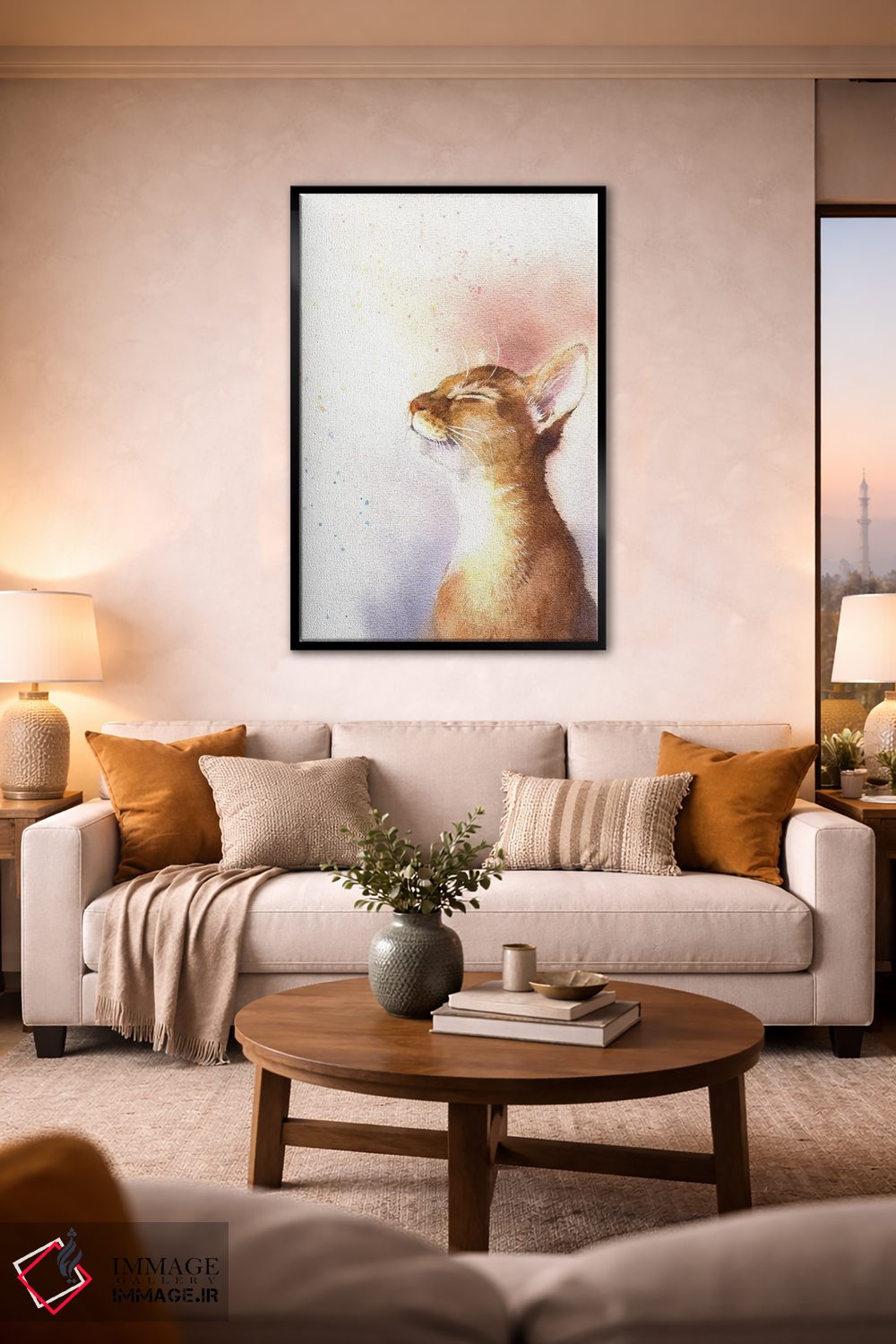 تابلو دکوراتیو احساس خوشبختی اثر مارینا ایگناتووا - D2B