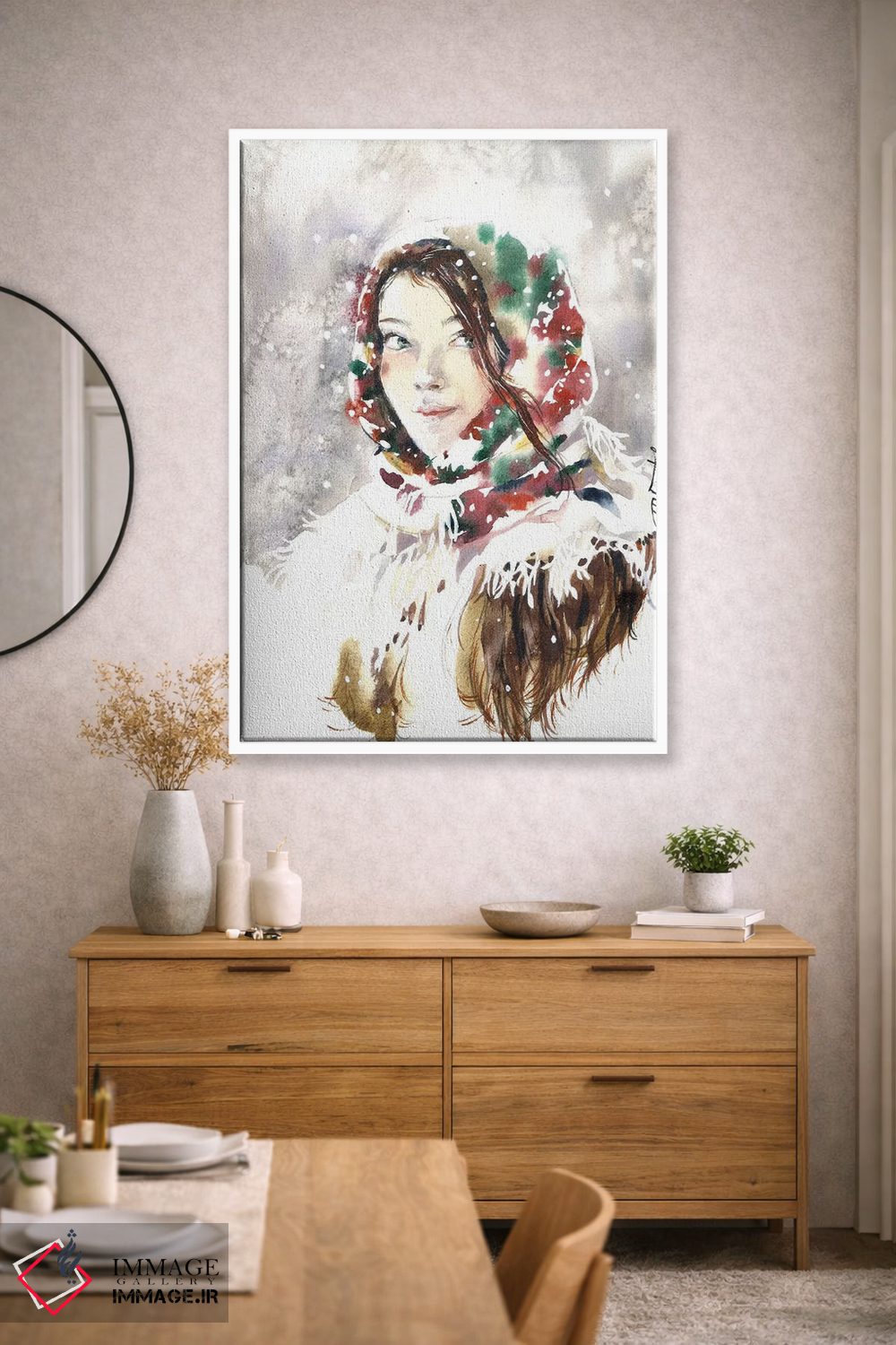 تابلو دکوراتیو زمستان روسیه اثر مارینا ایگناتووا - D1W