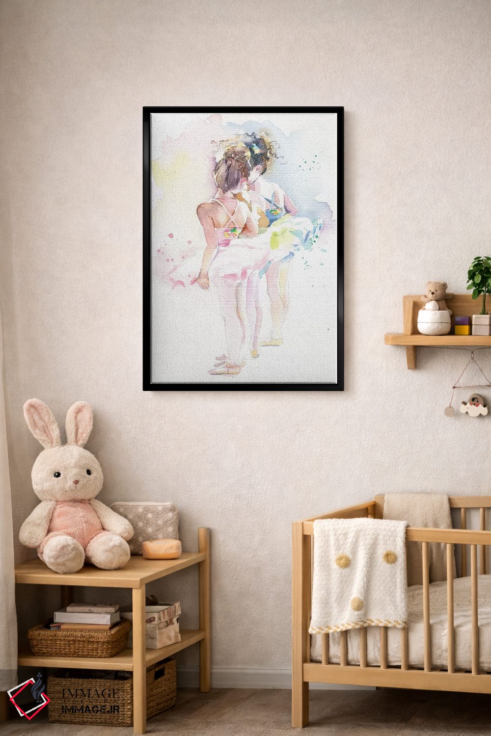 تابلو دکوراتیو رقصنده های کوچک باله اثر مارینا ایگناتووا - D4B