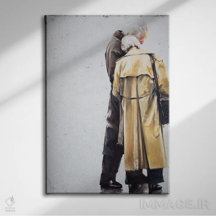 تابلو دکوراتیو وداع اثر ایگور شولمان - نمای روبهرو روی دیوار