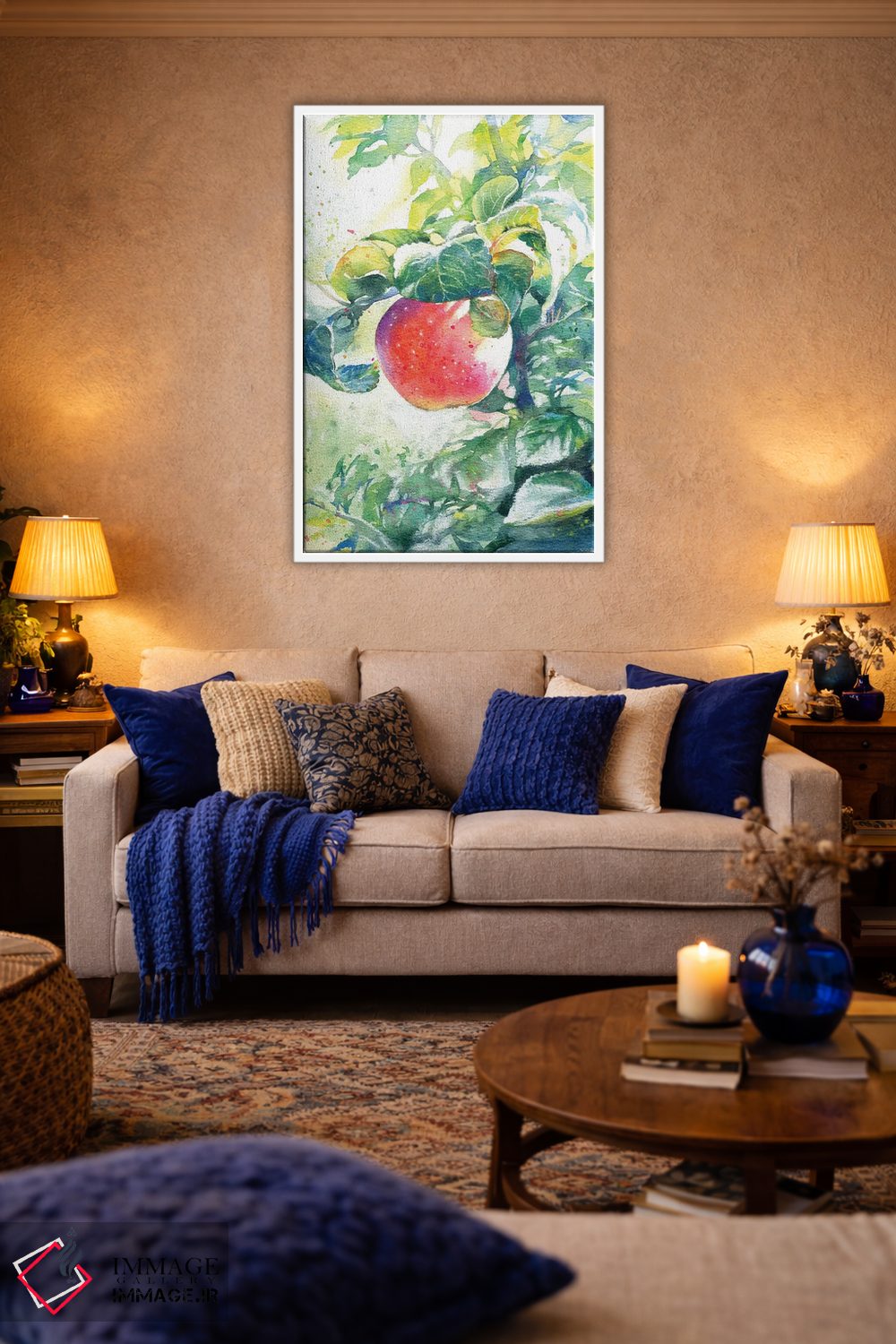 تابلو دکوراتیو سیب اثر مارینا ایگناتووا - D4W