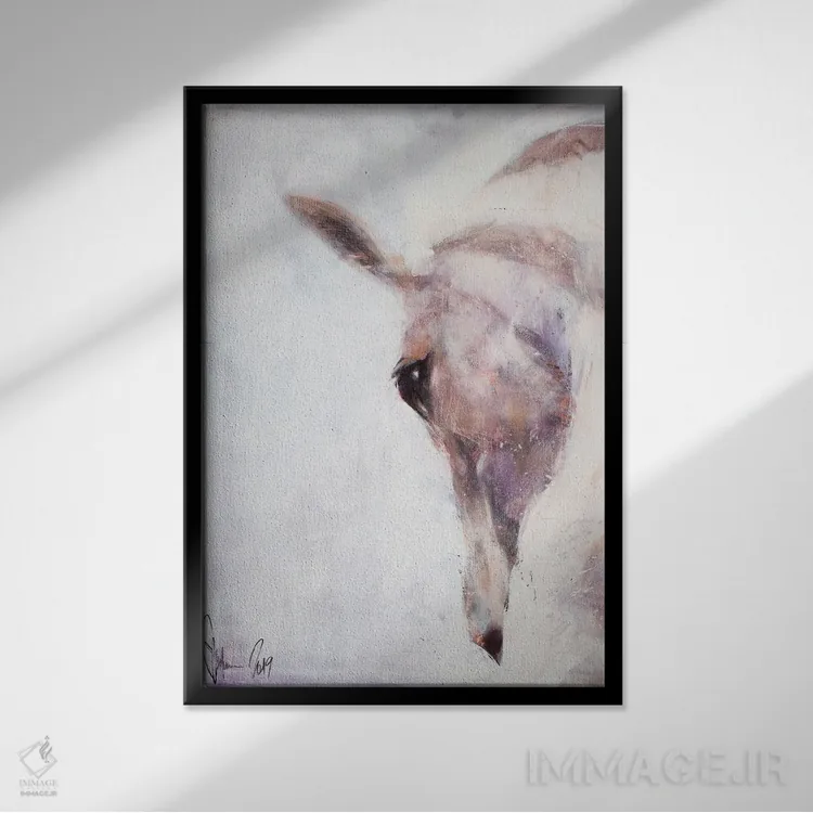 تابلو دکوراتیو بوسفال اثر ایگور شولمان - نمای قابدار مشکی