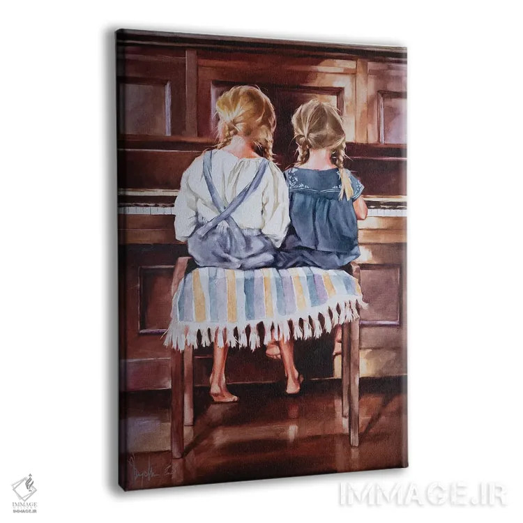 تابلو دکوراتیو خواهران II اثر ایگور شولمان - نمای پرسپکتیو محصول