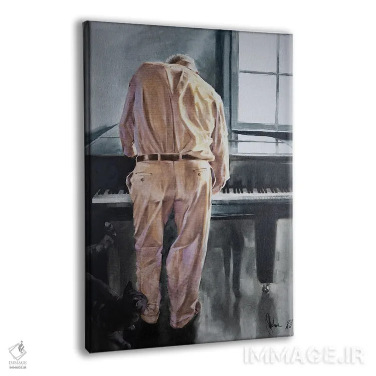 تابلو دکوراتیو چهارشنبه اثر ایگور شولمان - نمای پرسپکتیو محصول