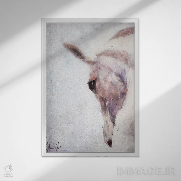 تابلو دکوراتیو بوسفال اثر ایگور شولمان - نمای قابدار سفید