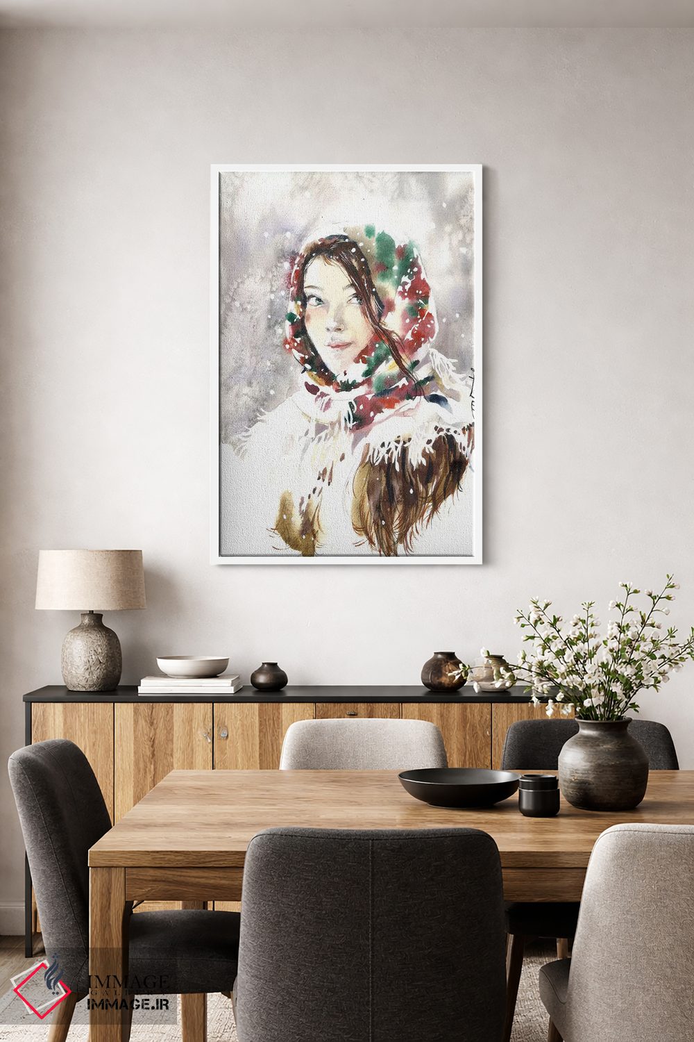 تابلو دکوراتیو زمستان روسیه اثر مارینا ایگناتووا - D4W