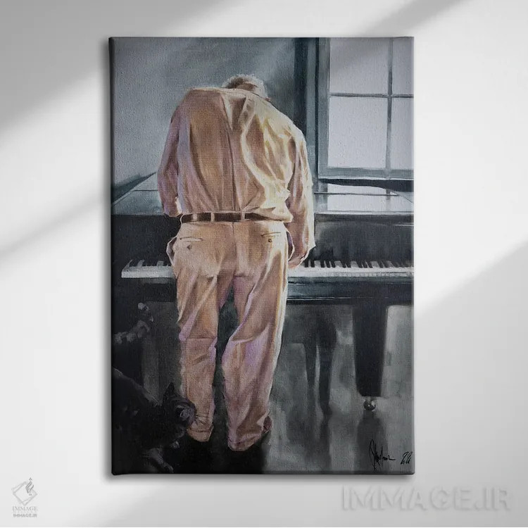 تابلو دکوراتیو چهارشنبه اثر ایگور شولمان - نمای روبهرو روی دیوار