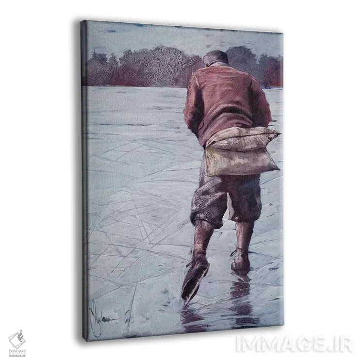 تابلو دکوراتیو ترس از درد اثر ایگور شولمان - نمای پرسپکتیو محصول