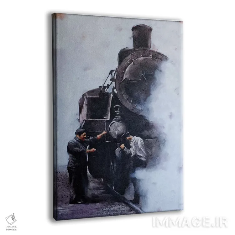 تابلو مدرن ماشین های بخار ششم اثر ایگور شولمان - نمای پرسپکتیو محصول
