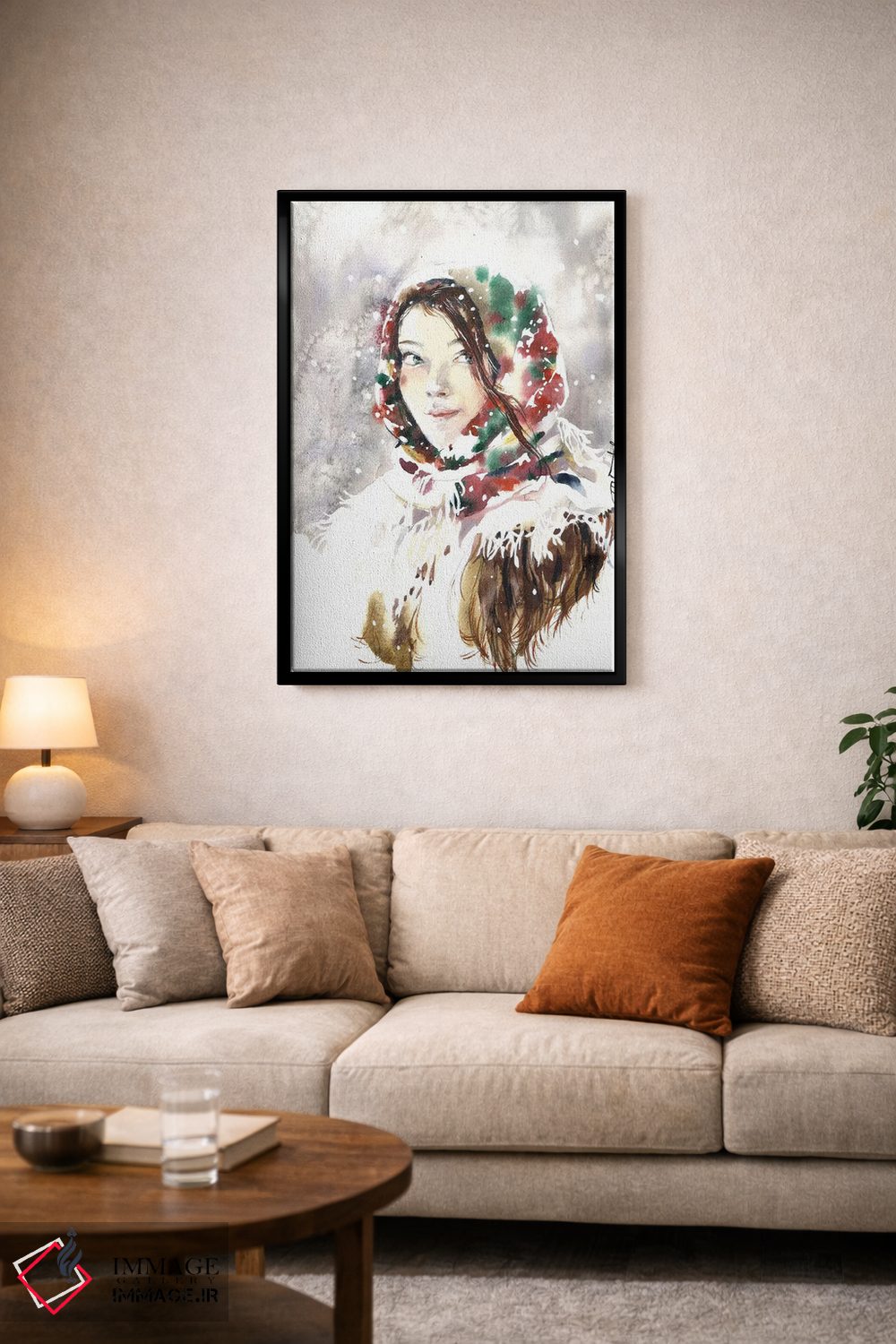 تابلو دکوراتیو زمستان روسیه اثر مارینا ایگناتووا - D5B