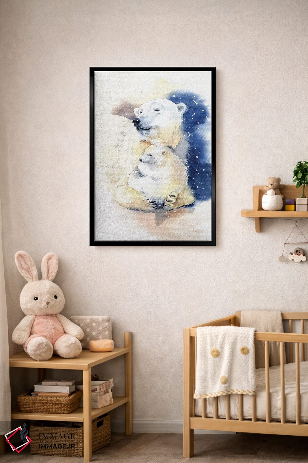 تابلو دکوراتیو خرس ها اثر مارینا ایگناتووا - D5B