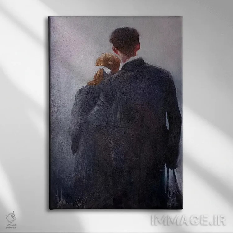 تابلو دکوراتیو کافکا اثر ایگور شولمان - نمای روبهرو روی دیوار