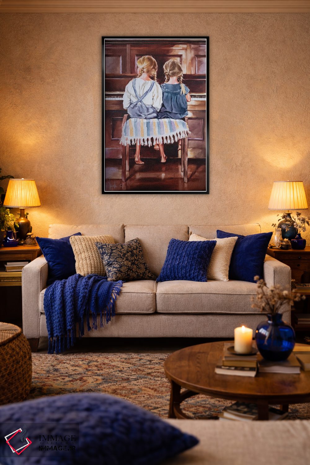تابلو دکوراتیو خواهران II اثر ایگور شولمان - D4B