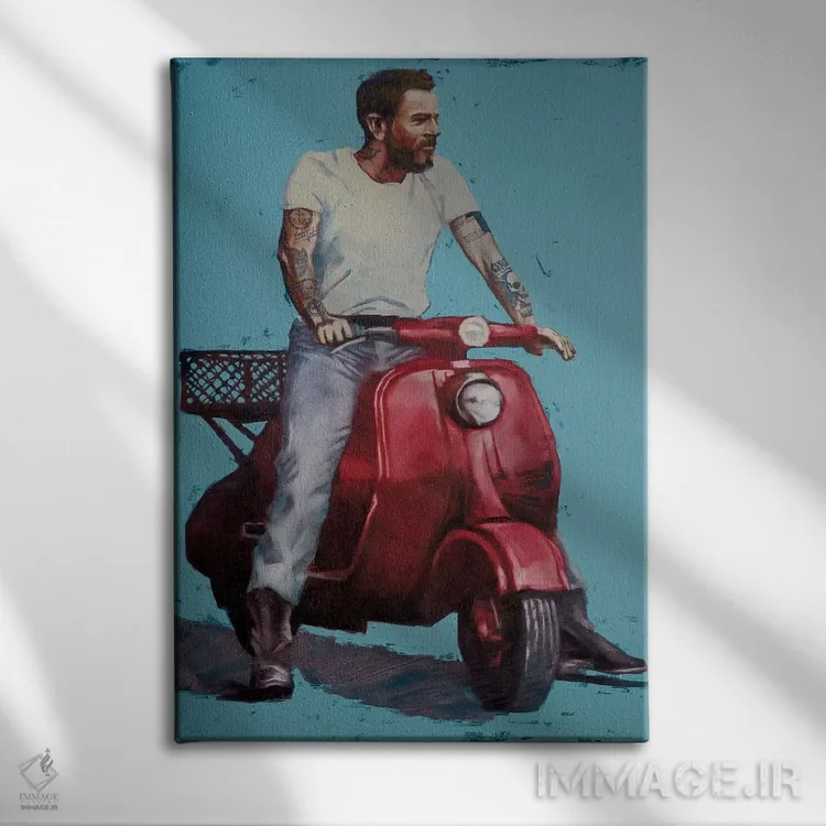 تابلو دکوراتیو مادرید اثر ایگور شولمان - نمای روبهرو روی دیوار