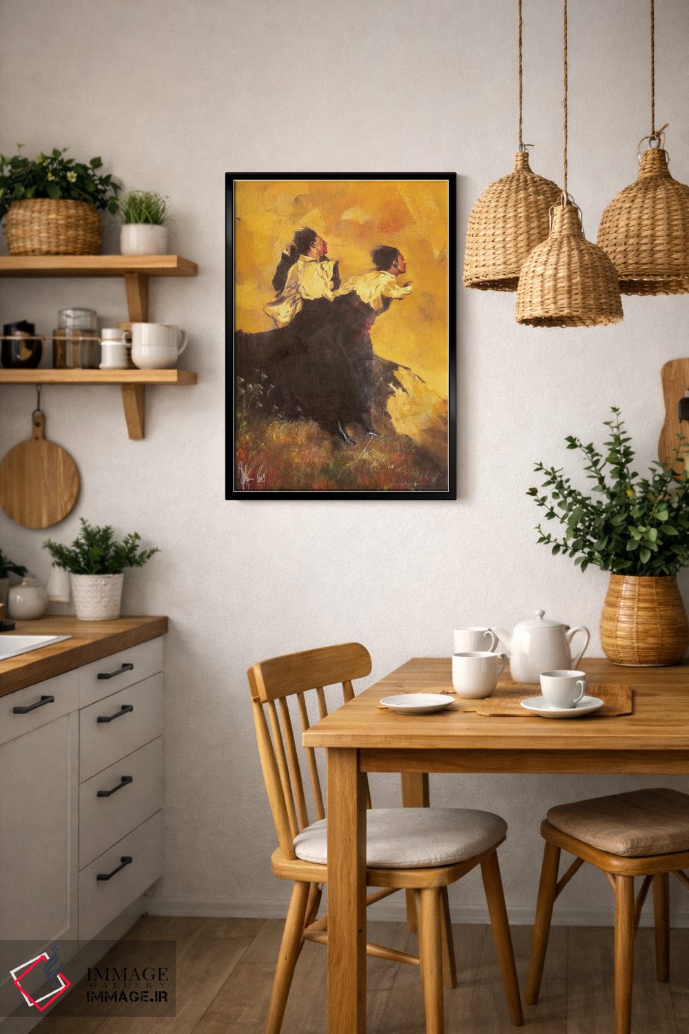 تابلو دکوراتیو آن سوی پرتگاه اثر ایگور شولمان - D6B