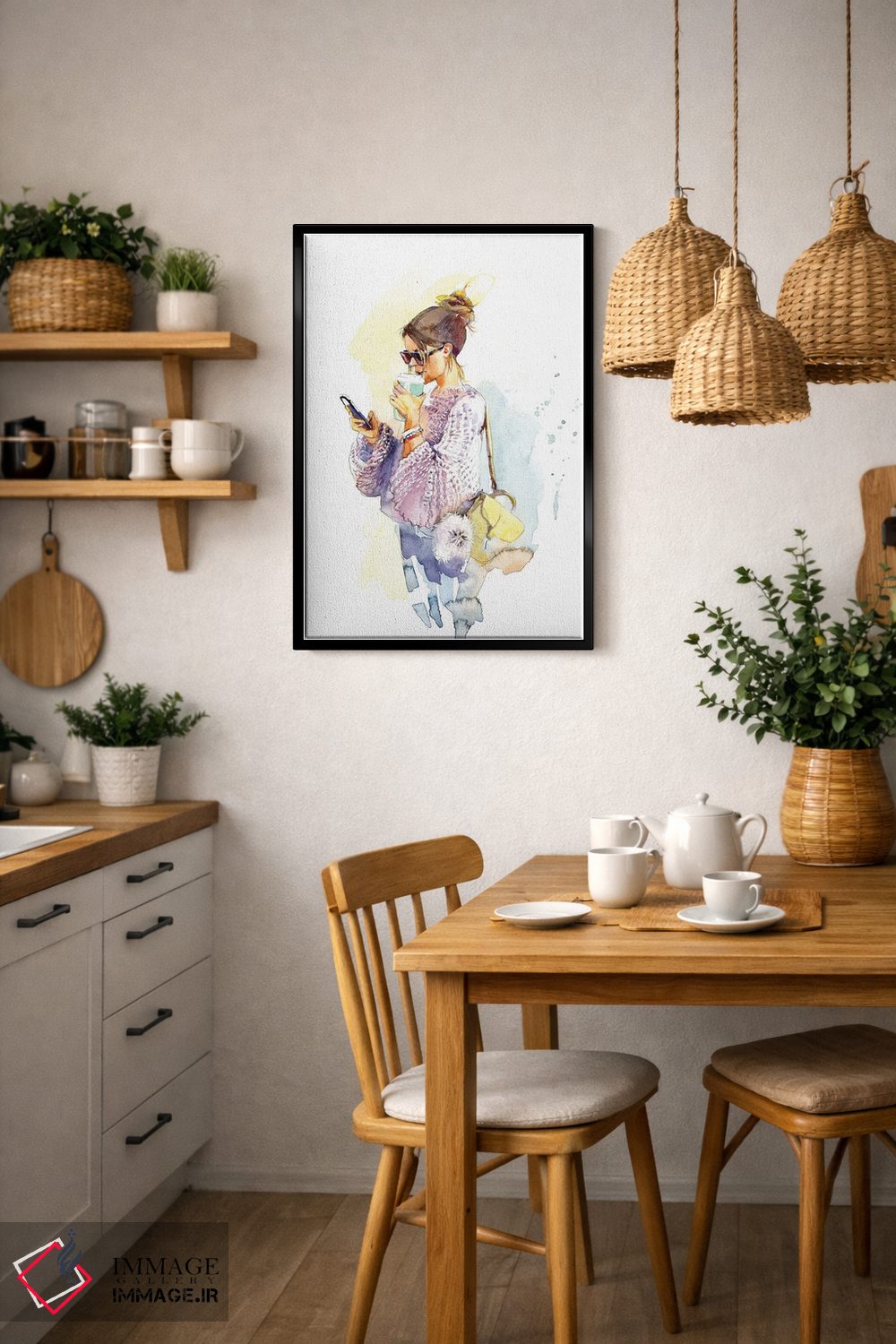 تابلو دکوراتیو ملاقات اتفاقی اثر مارینا ایگناتووا - D6B