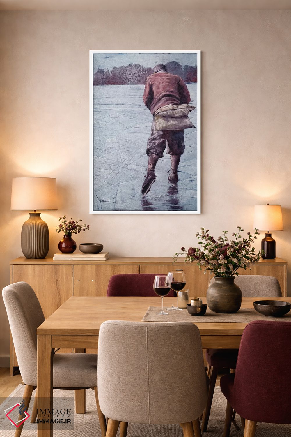 تابلو دکوراتیو ترس از درد اثر ایگور شولمان - D5W