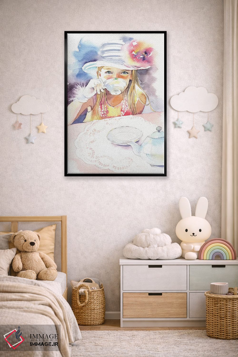 تابلو دکوراتیو مهمانی چای اثر مارینا ایگناتووا - D6B