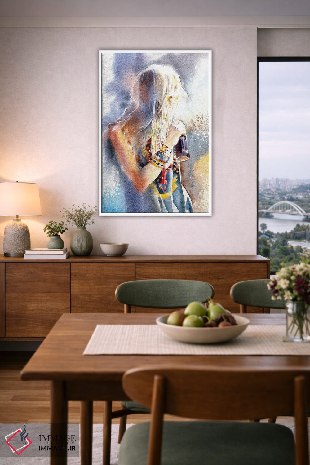 تابلو دکوراتیو نگاه به گذشته اثر مارینا ایگناتووا - D5W