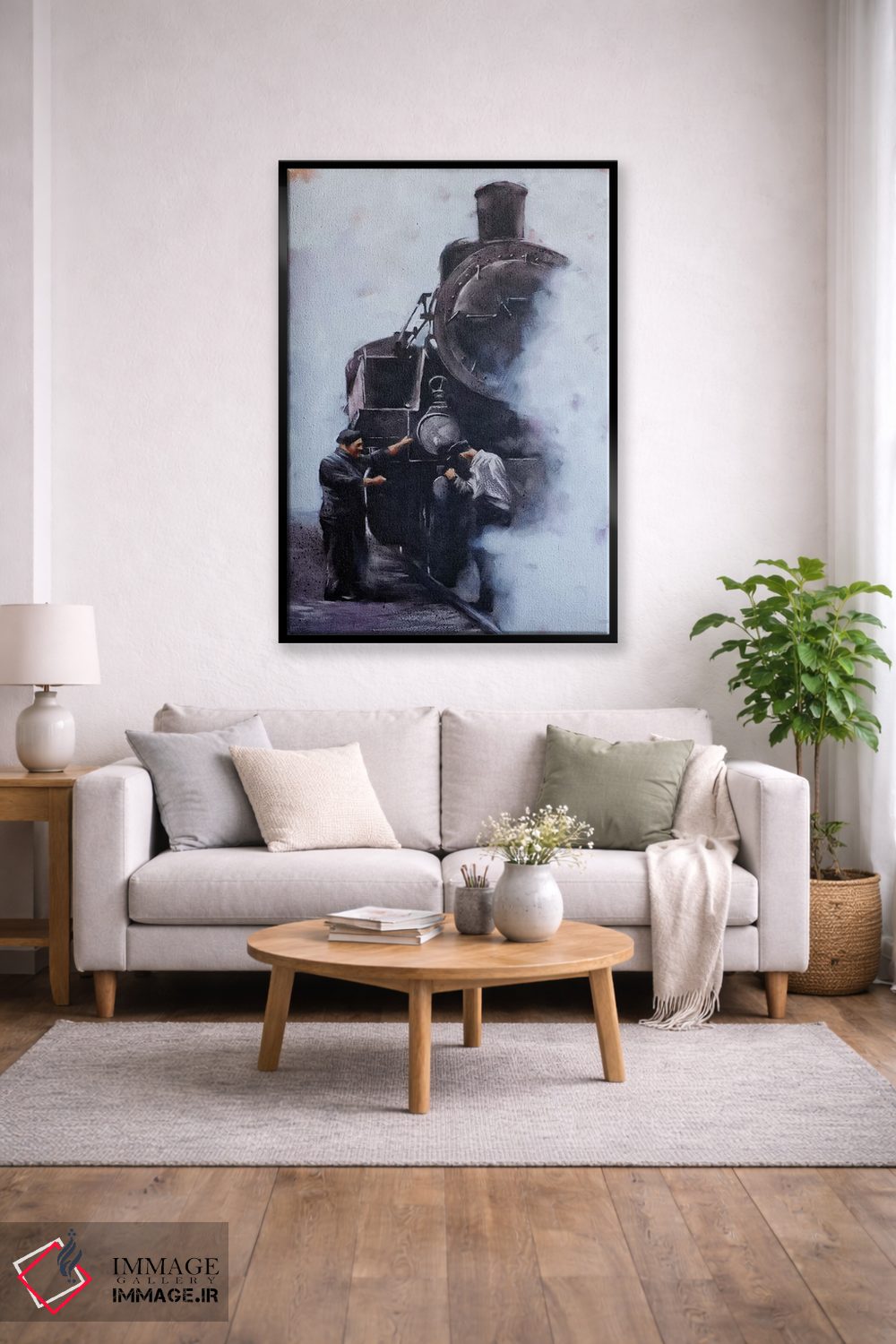 تابلو مدرن ماشین های بخار ششم اثر ایگور شولمان - D2B