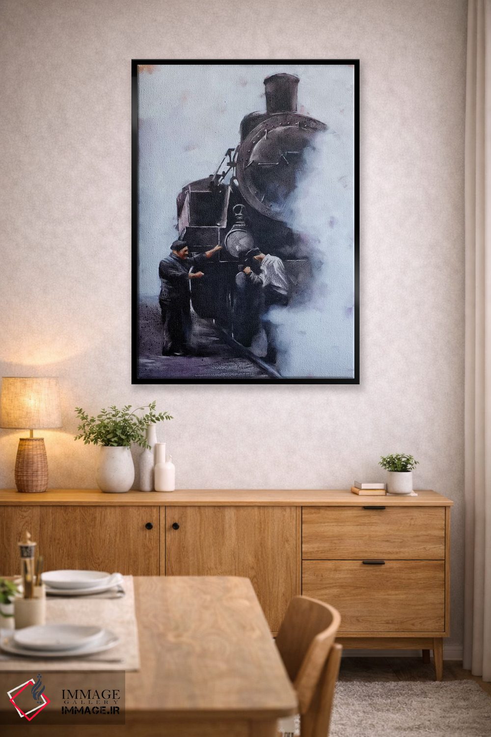 تابلو مدرن ماشین های بخار ششم اثر ایگور شولمان - D6B