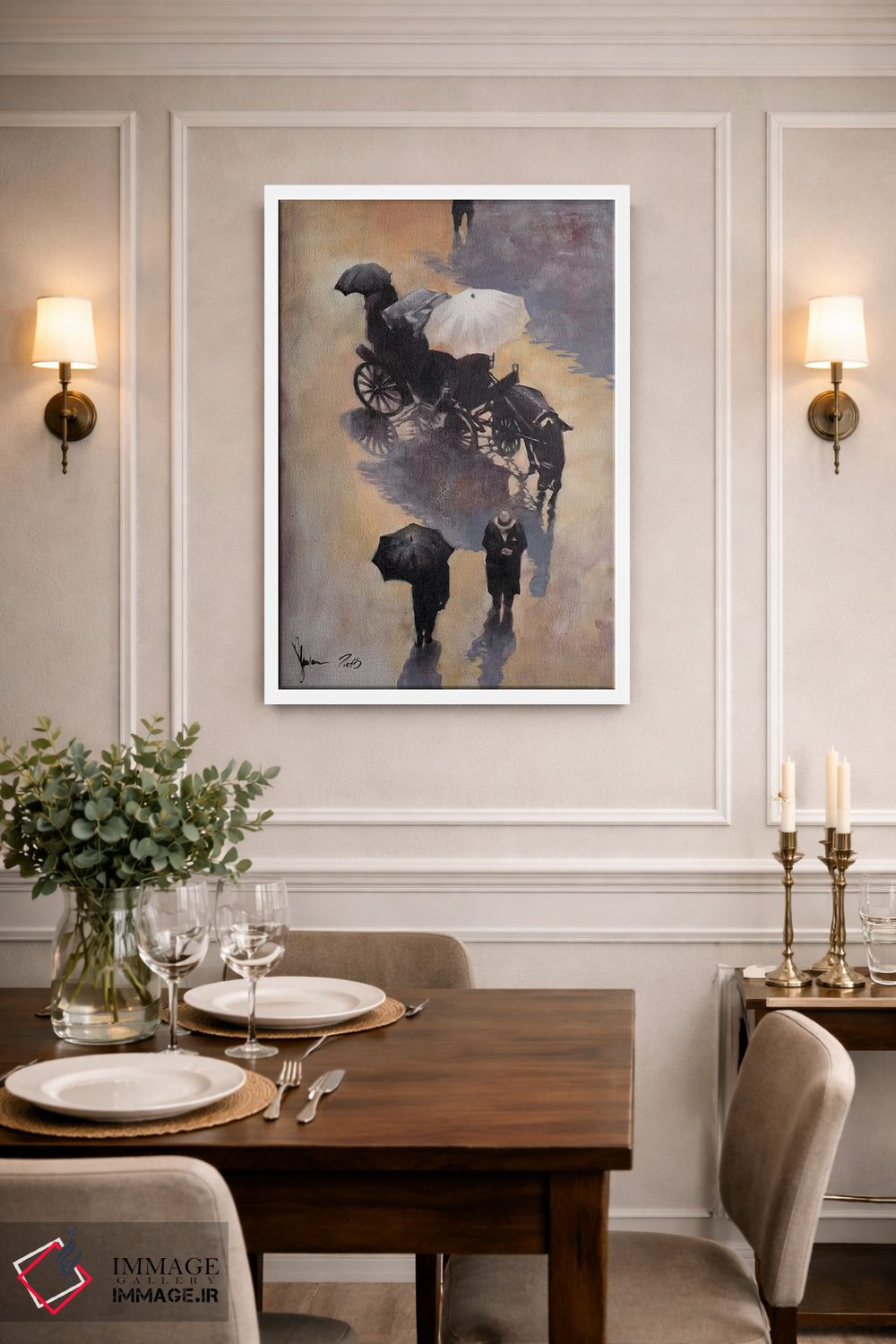 تابلو دکوراتیو بارسلون اثر ایگور شولمان - D1W