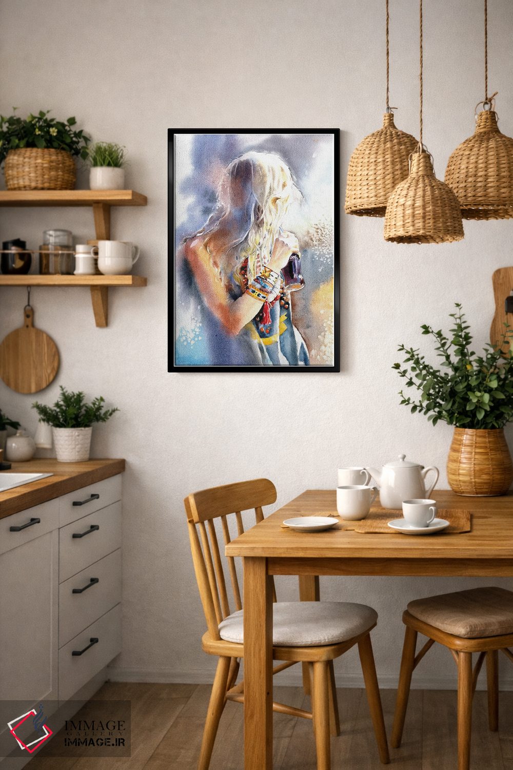 تابلو دکوراتیو نگاه به گذشته اثر مارینا ایگناتووا - D6B