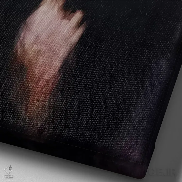 تابلو دکوراتیو گربه اول اثر ایگور شولمان - نمای نزدیک بافت بوم