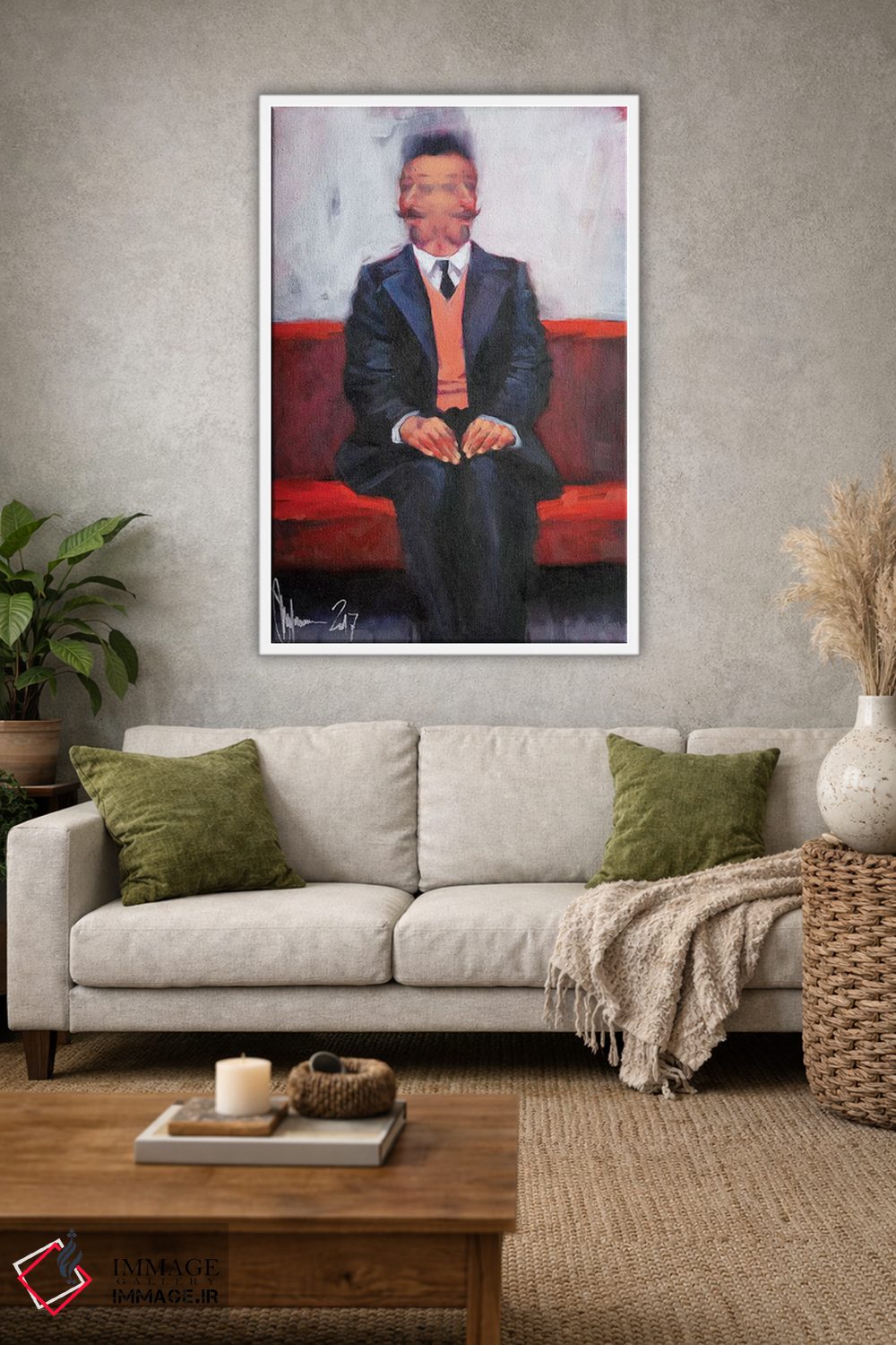 تابلو دکوراتیو خودنگاره شماره سه اثر ایگور شولمان - D1W