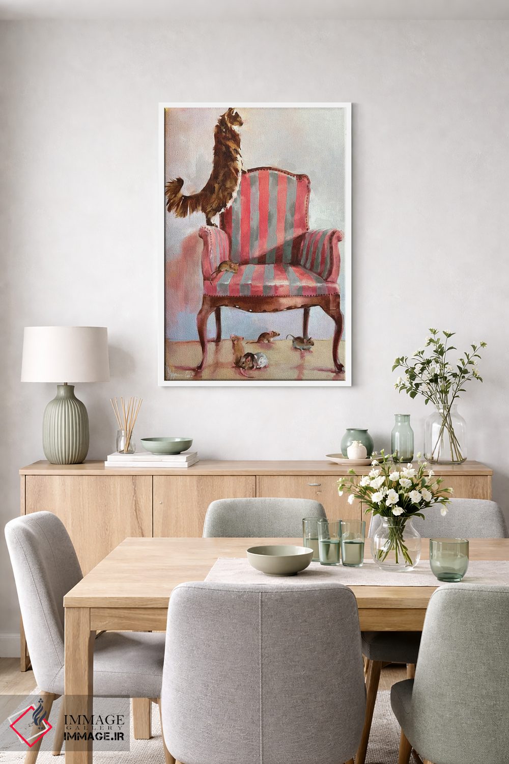 تابلو دکوراتیو طبیعت بی جان شاد اثر ایگور شولمان - D5W