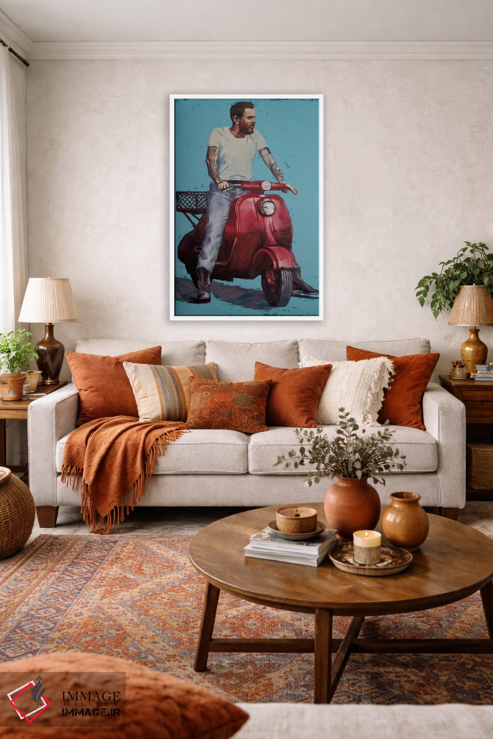 تابلو دکوراتیو مادرید اثر ایگور شولمان - D2W