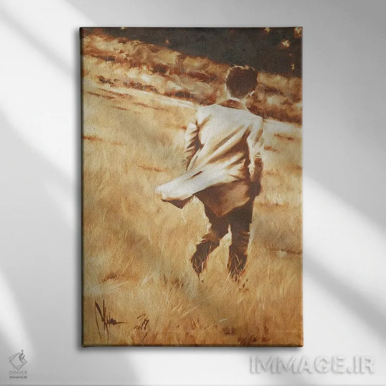 تابلو دکوراتیو قدم زدن در هولمز اثر ایگور شولمان - نمای روبهرو روی دیوار