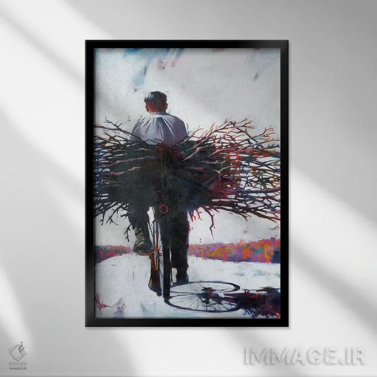 تابلو دکوراتیو رویاهای تابستانی اثر ایگور شولمان - نمای قابدار مشکی