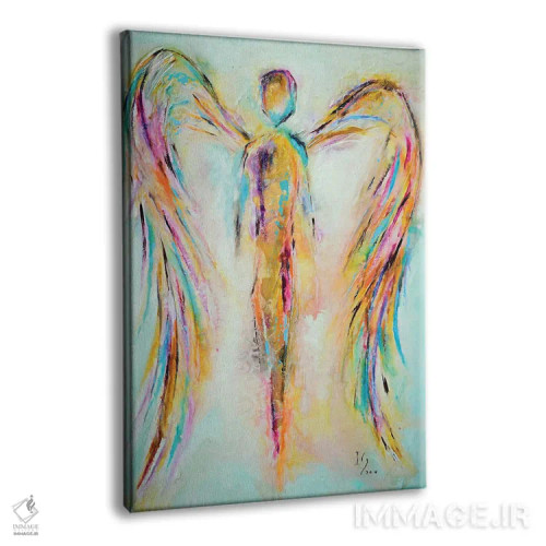 تابلو دکوراتیو فرشته در بهشت اثر ایوان گوادراما - نمای پرسپکتیو محصول