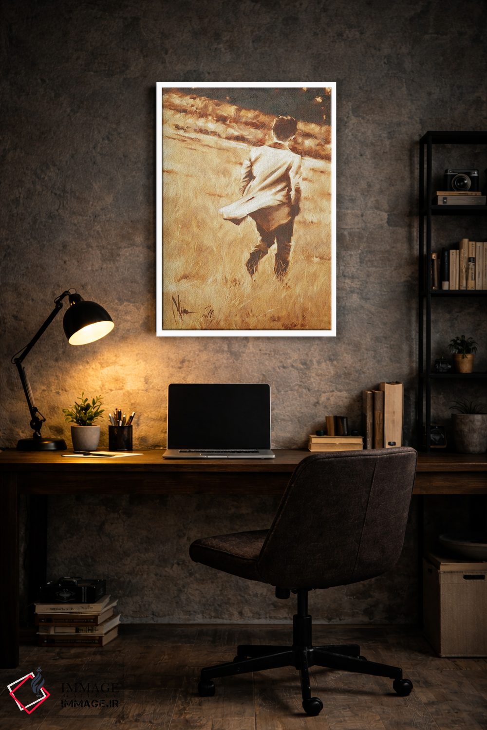 تابلو دکوراتیو قدم زدن در هولمز اثر ایگور شولمان - D5W