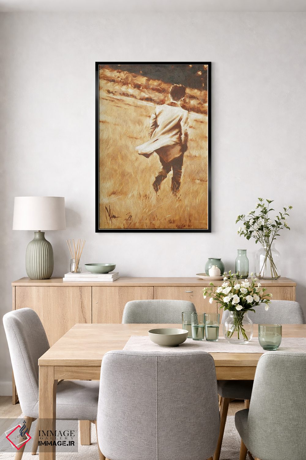 تابلو دکوراتیو قدم زدن در هولمز اثر ایگور شولمان - D6B
