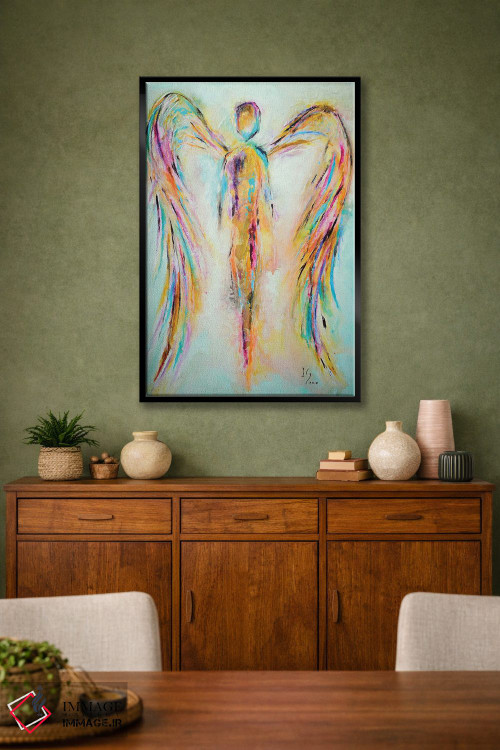 تابلو دکوراتیو فرشته در بهشت اثر ایوان گوادراما - D2B