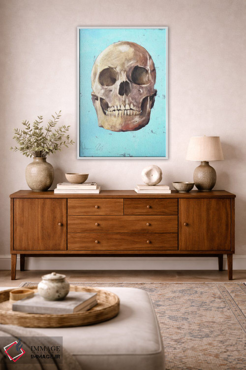 تابلو دکوراتیو جمجمه اثر ایگور شولمان - D2W