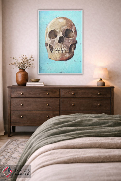 تابلو دکوراتیو جمجمه اثر ایگور شولمان - D3W
