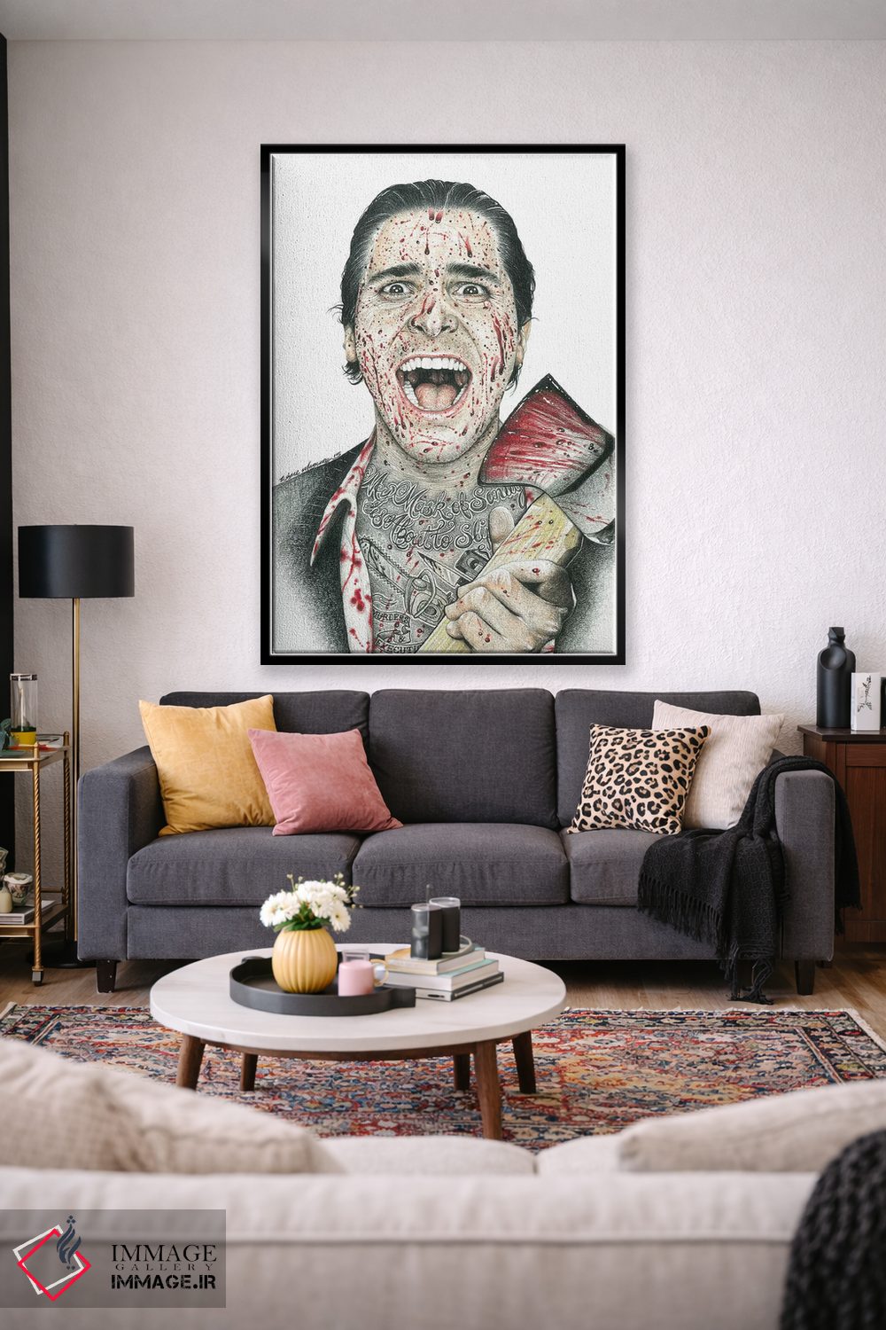 تابلو دکوراتیو روانی آمریکایی اثر اینکد آیکونز - D2B